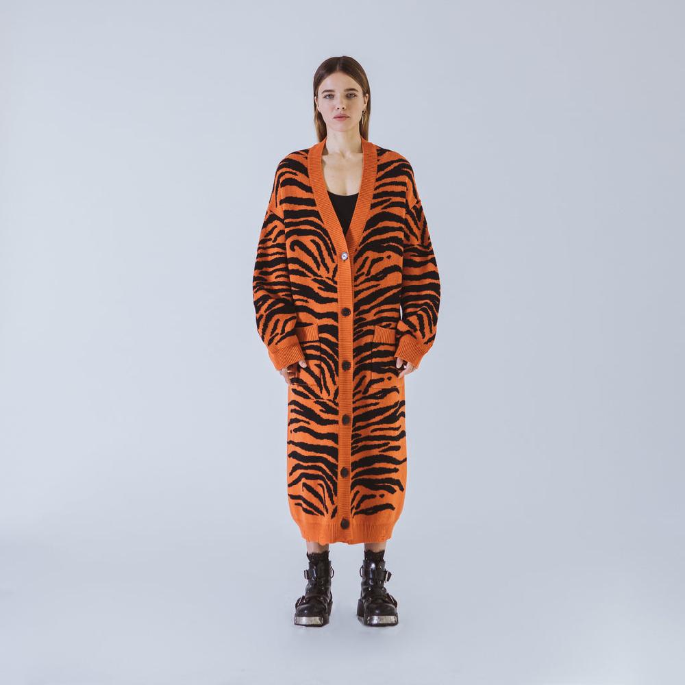 Sveta Milano Cardigan Lungo Jacquard Wendy