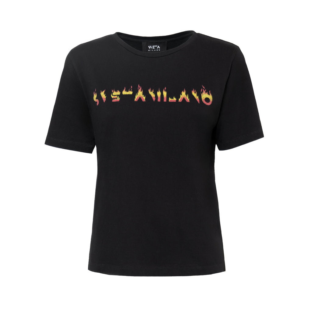 Sveta Milano T-shirt Cher in jersey di cotone