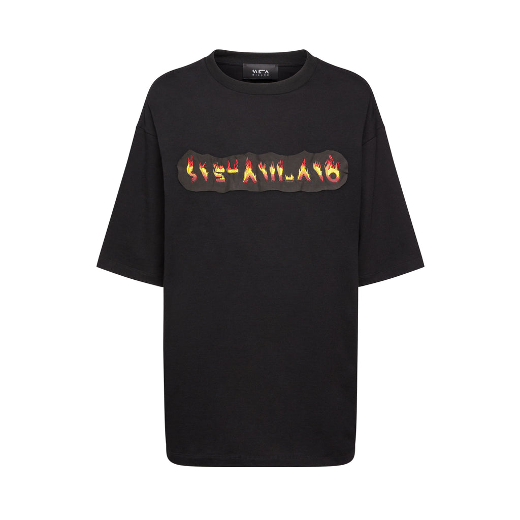 Sveta Milano T-shirt Haze in jersey di cotone