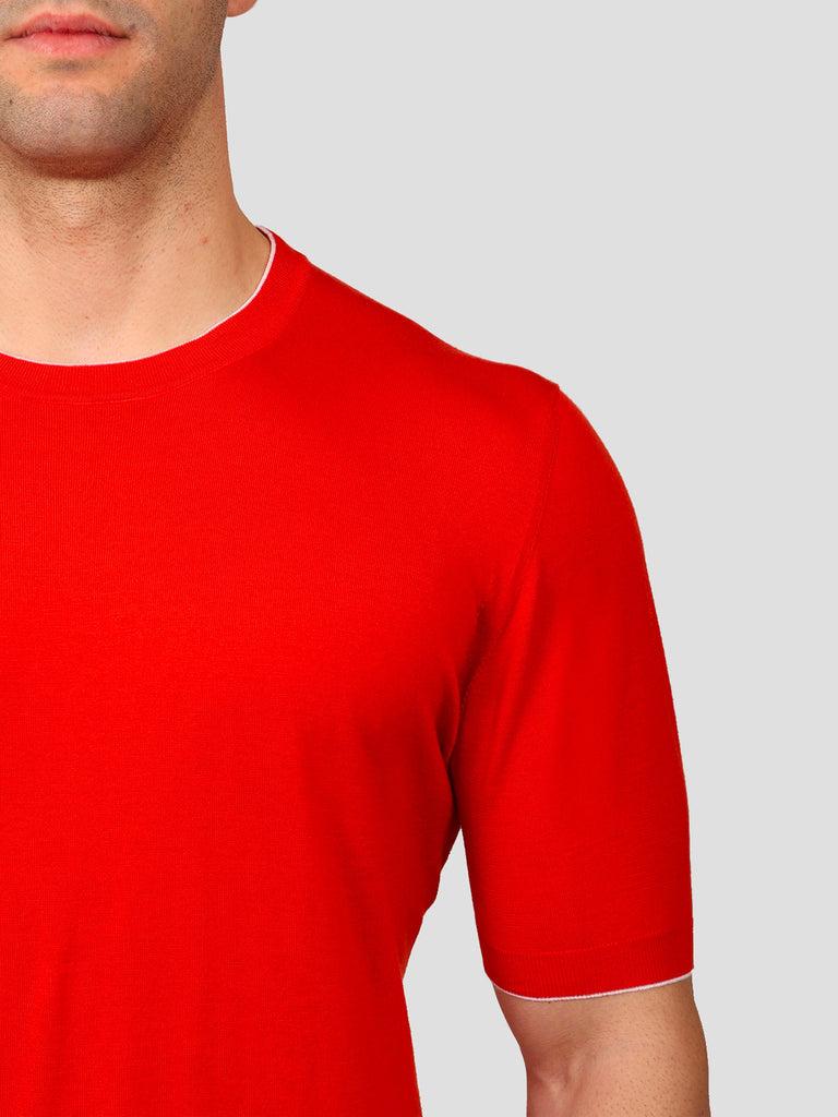 Svevo Maglia Girocollo 100% Cotone Supersoft Arancione