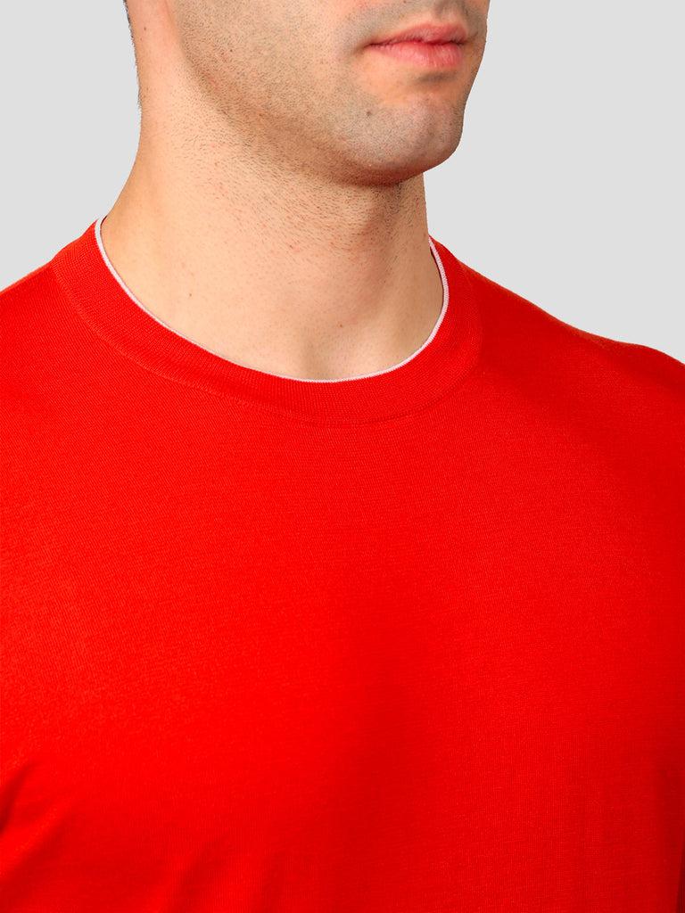 Svevo Maglia Girocollo 100% Cotone Supersoft Arancione