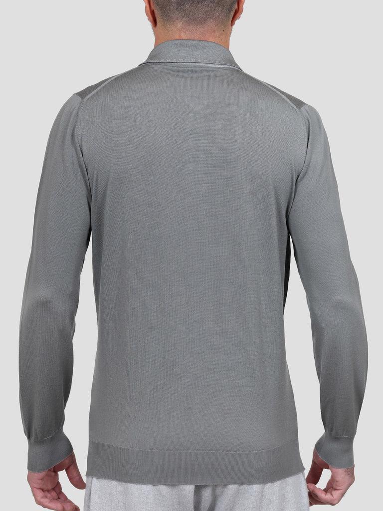 Svevo Maglia Polo Lana Merino Superfine 160's Grigia