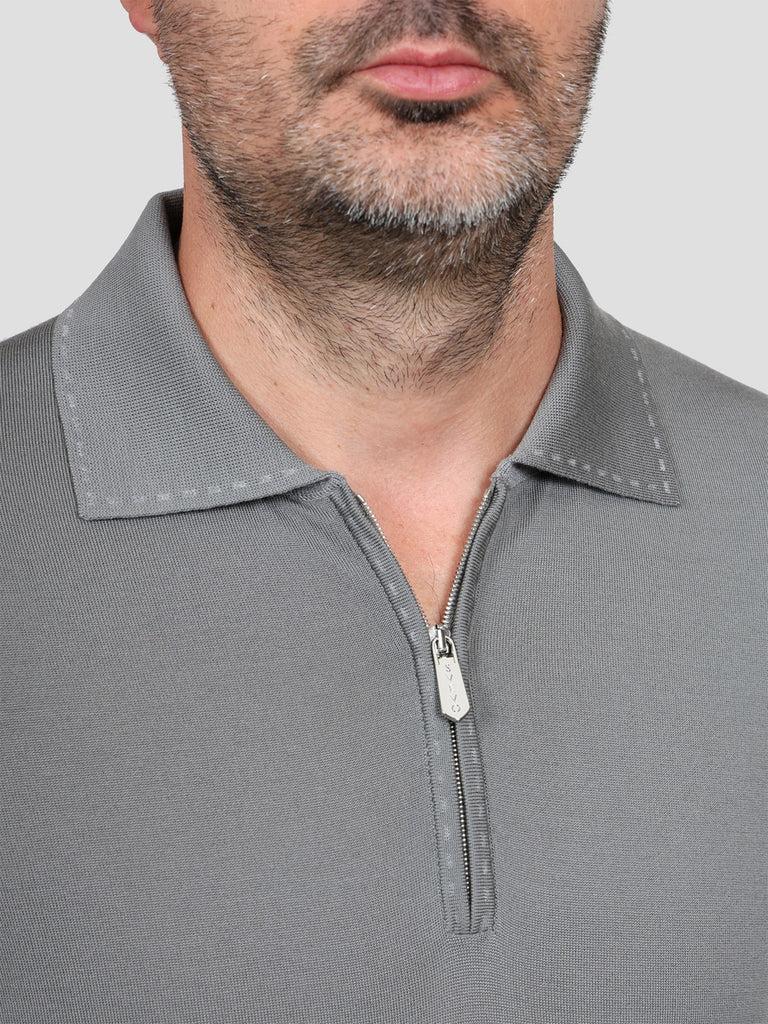 Svevo Maglia Polo Lana Merino Superfine 160's Grigia