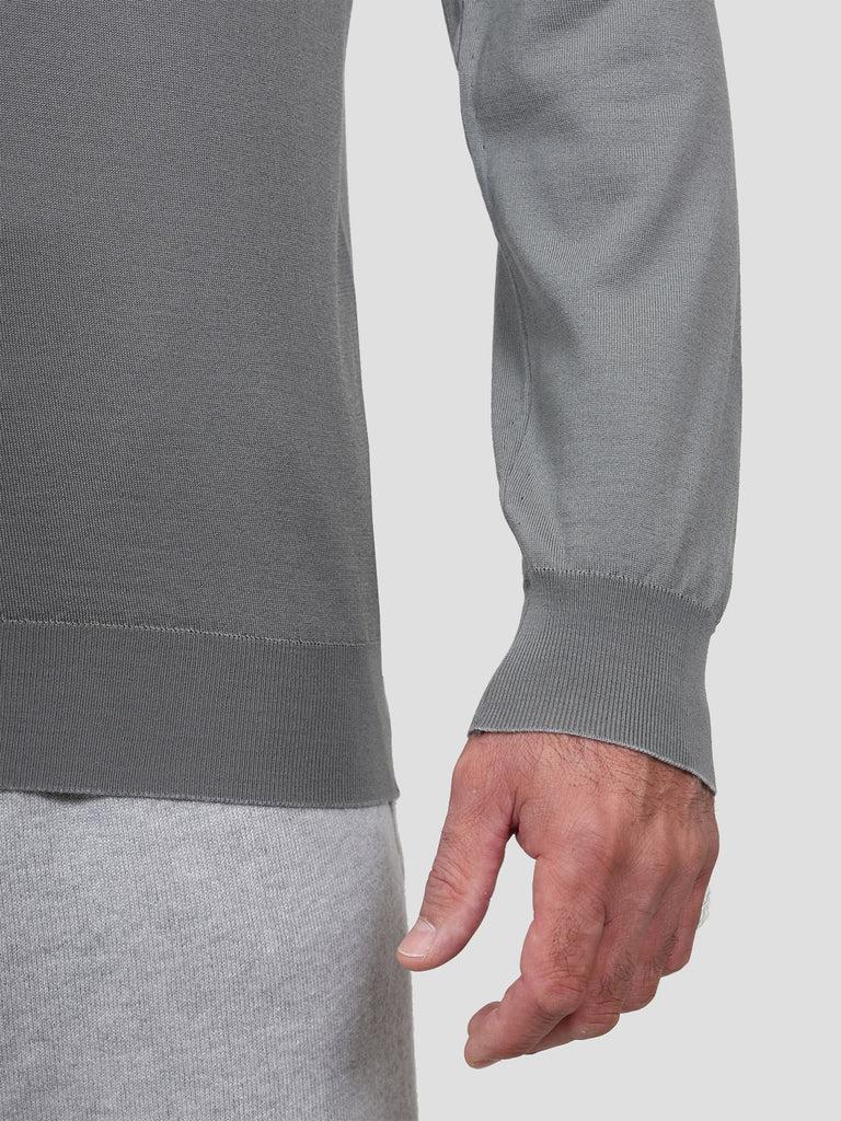 Svevo Maglia Polo Lana Merino Superfine 160's Grigia