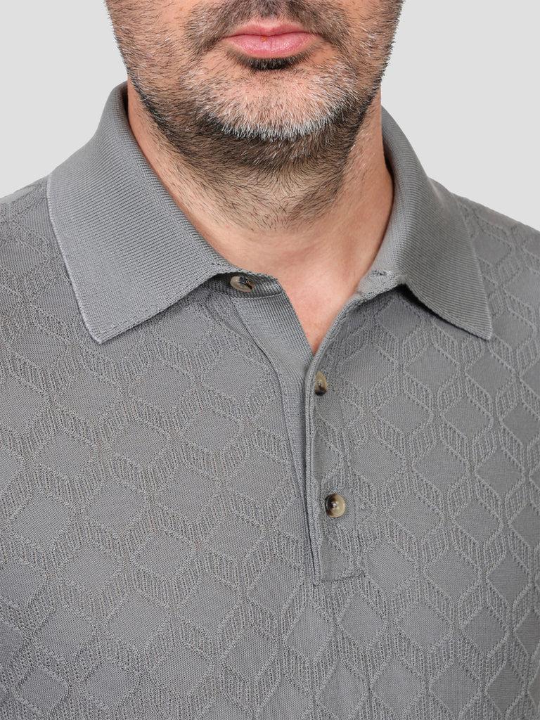 Svevo Maglia Polo Lana Merino Superfine 160's Grigia