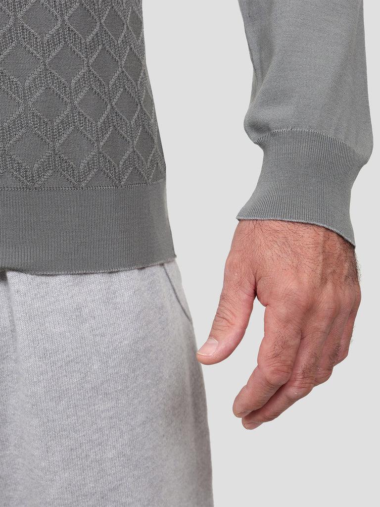 Svevo Maglia Polo Lana Merino Superfine 160's Grigia