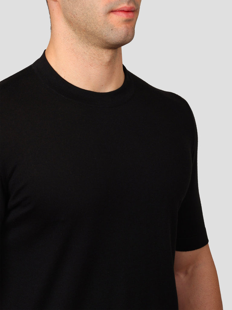 Svevo Girocollo 100% Cotone Supersoft Nero