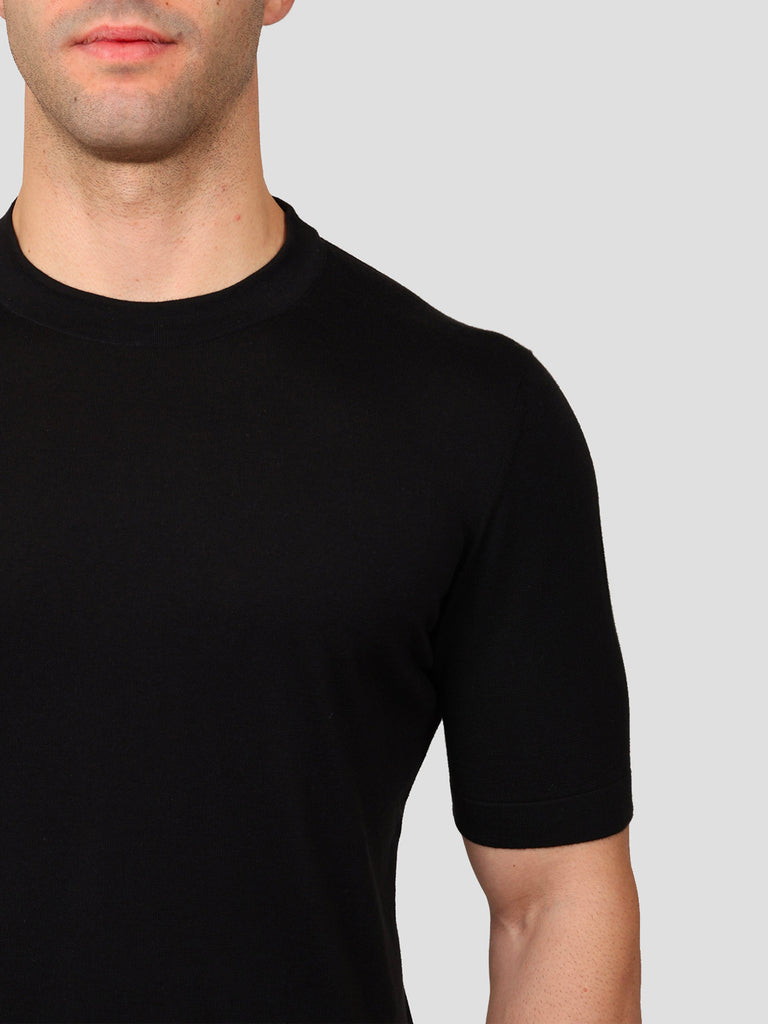 Svevo Girocollo 100% Cotone Supersoft Nero