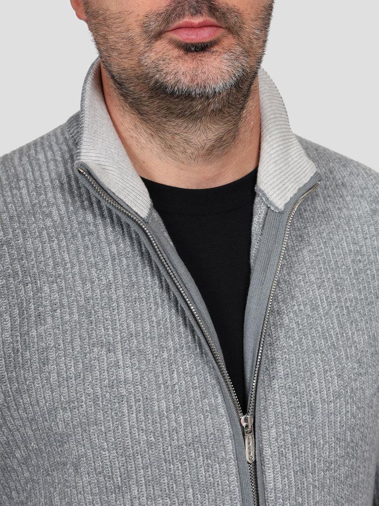 Svevo Giubbotto 100% Lana Grigio