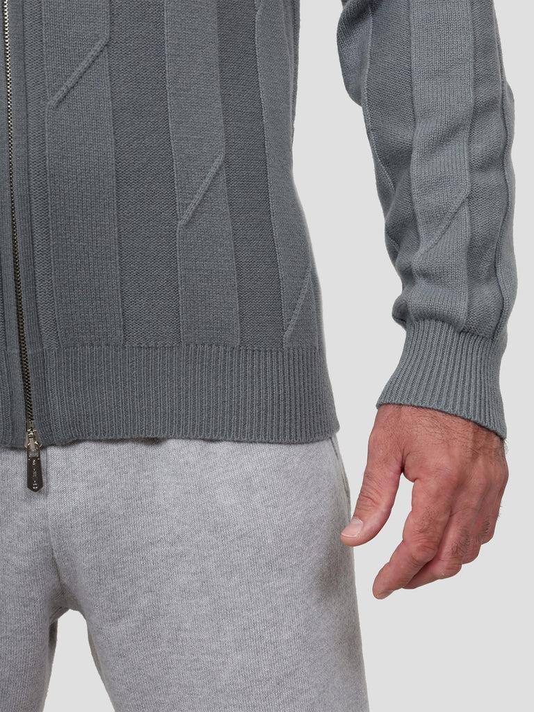 Svevo Giubbotto 100% Lana Grigio