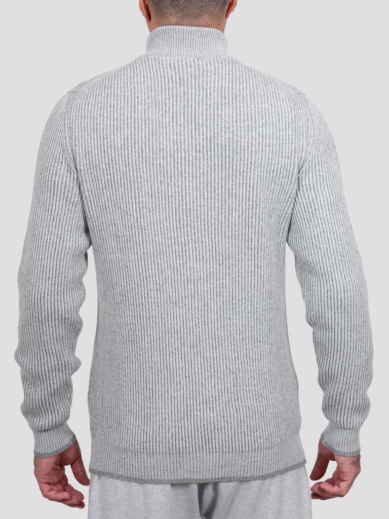 Svevo Giubbotto 100% Lana Grigio Chiaro