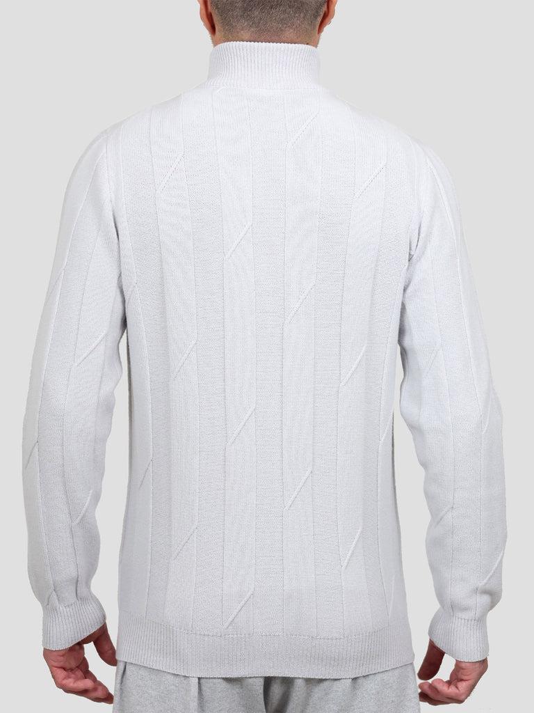 Svevo Giubbotto 100% Lana Grigio Chiaro