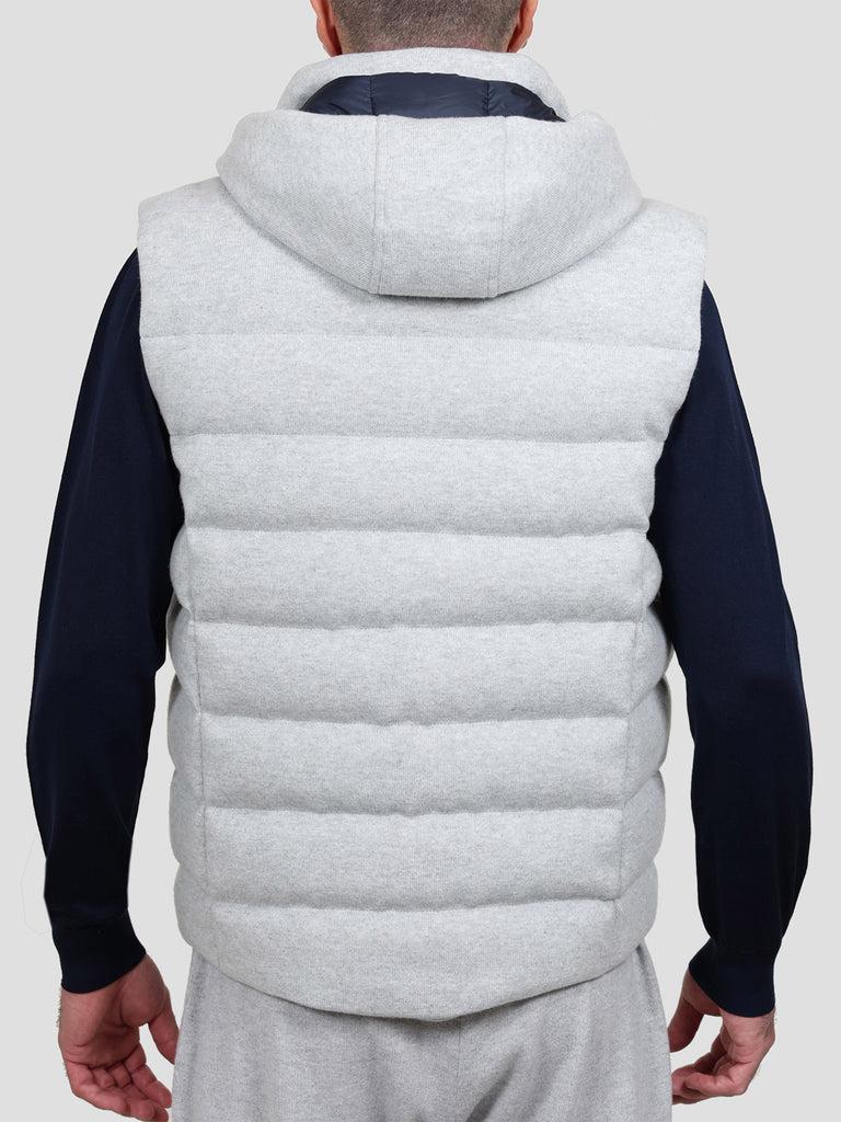 Svevo Giubbotto Con Zip In Cashmere Grigio