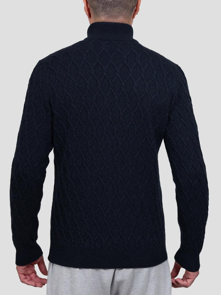 Svevo Giubbotto In Cashmere Blu