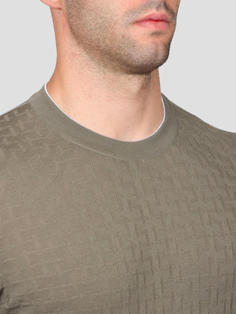 Svevo Maglia Girocollo 100% Cotone Makò Grigio