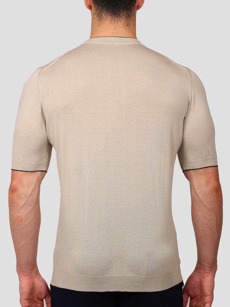 Svevo Maglia Girocollo 100% Cotone Supersoft Beige