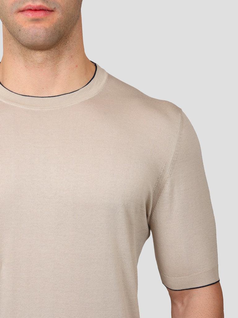 Svevo Maglia Girocollo 100% Cotone Supersoft Beige