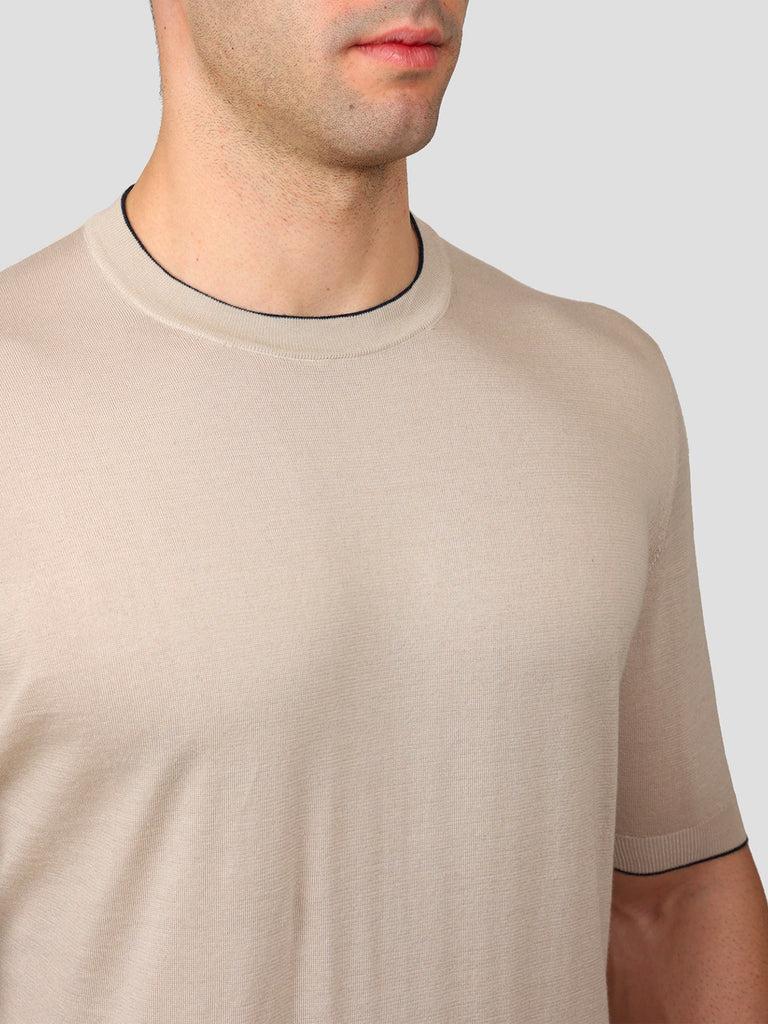 Svevo Maglia Girocollo 100% Cotone Supersoft Beige