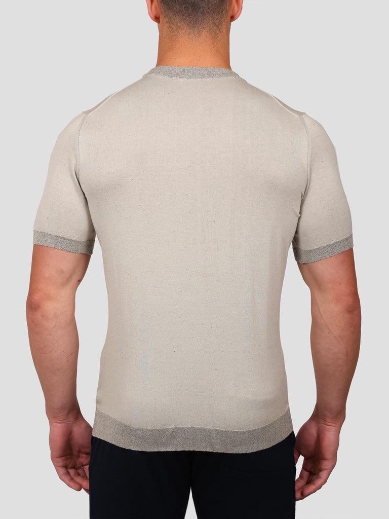 Svevo Maglia Girocollo In Carbonio Beige