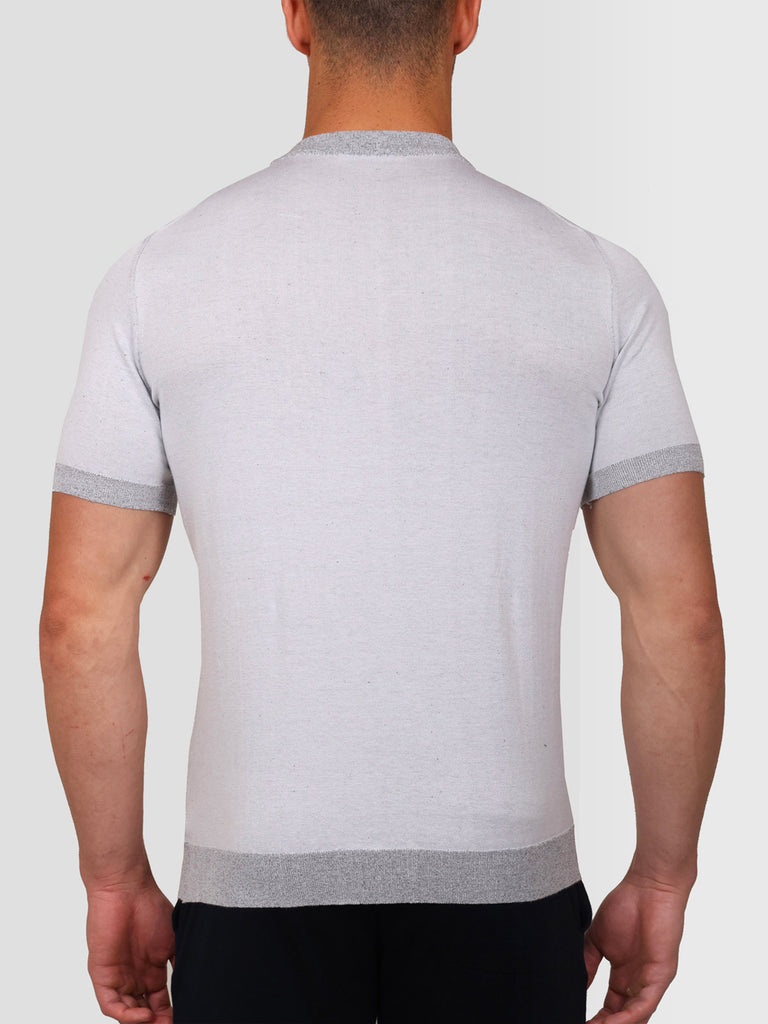 Svevo Maglia Girocollo In Carbonio Bianca