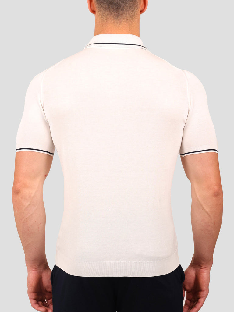 Svevo Maglia Polo 100% Cotone Makò Panna