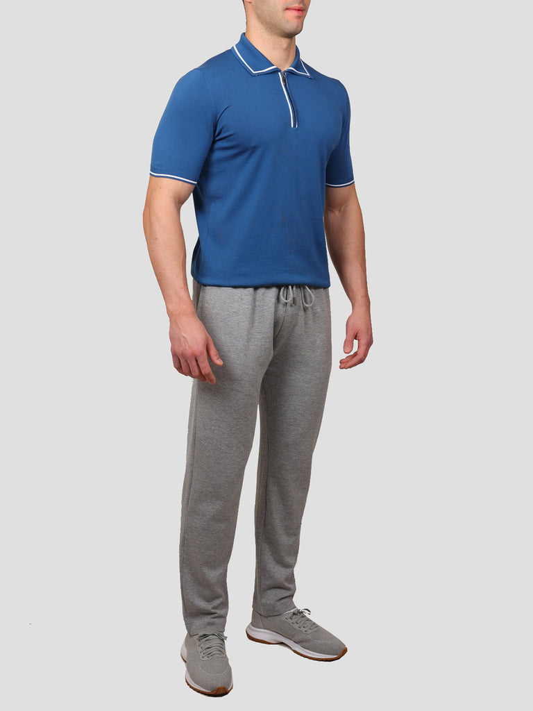 Svevo Pantalone Jogging Cotone E Cashmere Grigio