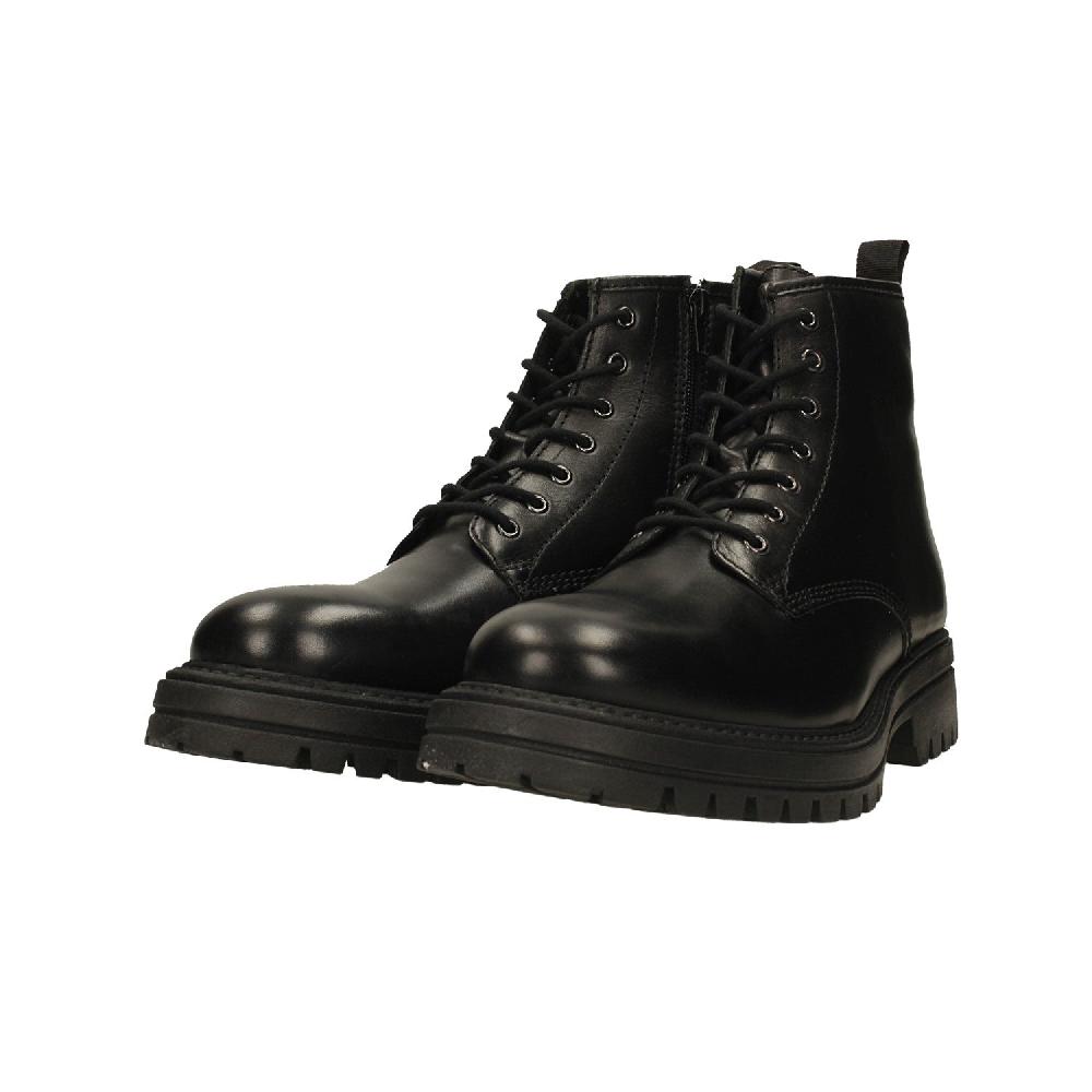 Tata Italia Anfibi In Vera Pelle Con Suola Carrarmato