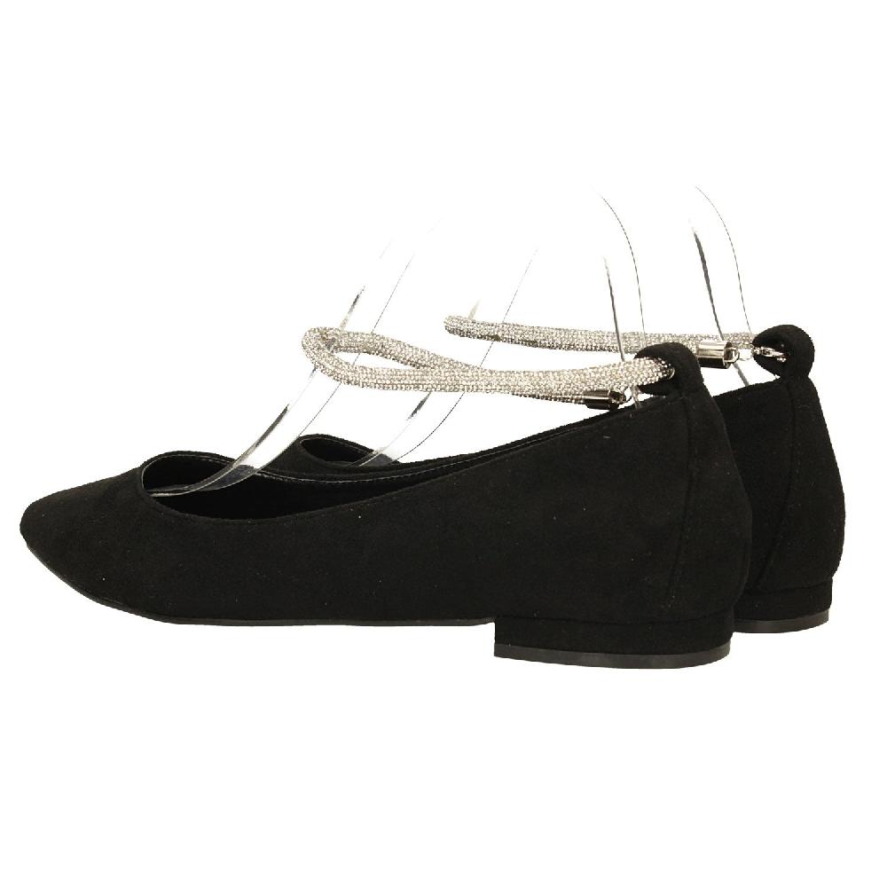 Tata Italia Ballerine A Punta Con Cinturino Alla Caviglia Con Strass