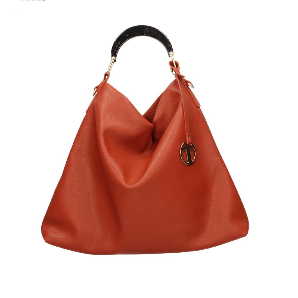 Tata Italia Borsa Hobo Con Manico Verde Trasparente