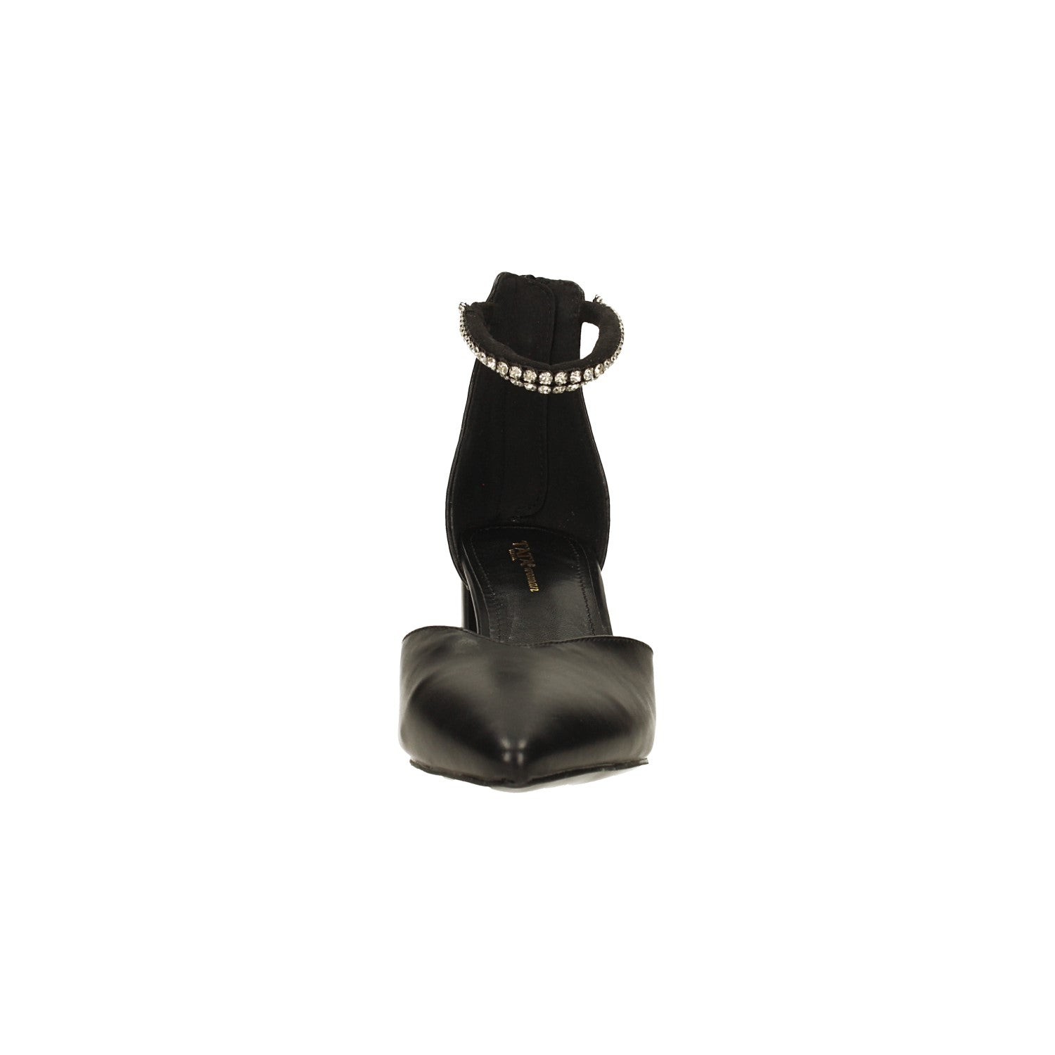 Tata Italia Décolleté A Punta Con Cinturino Con Strass. Tacco Alto 6cm