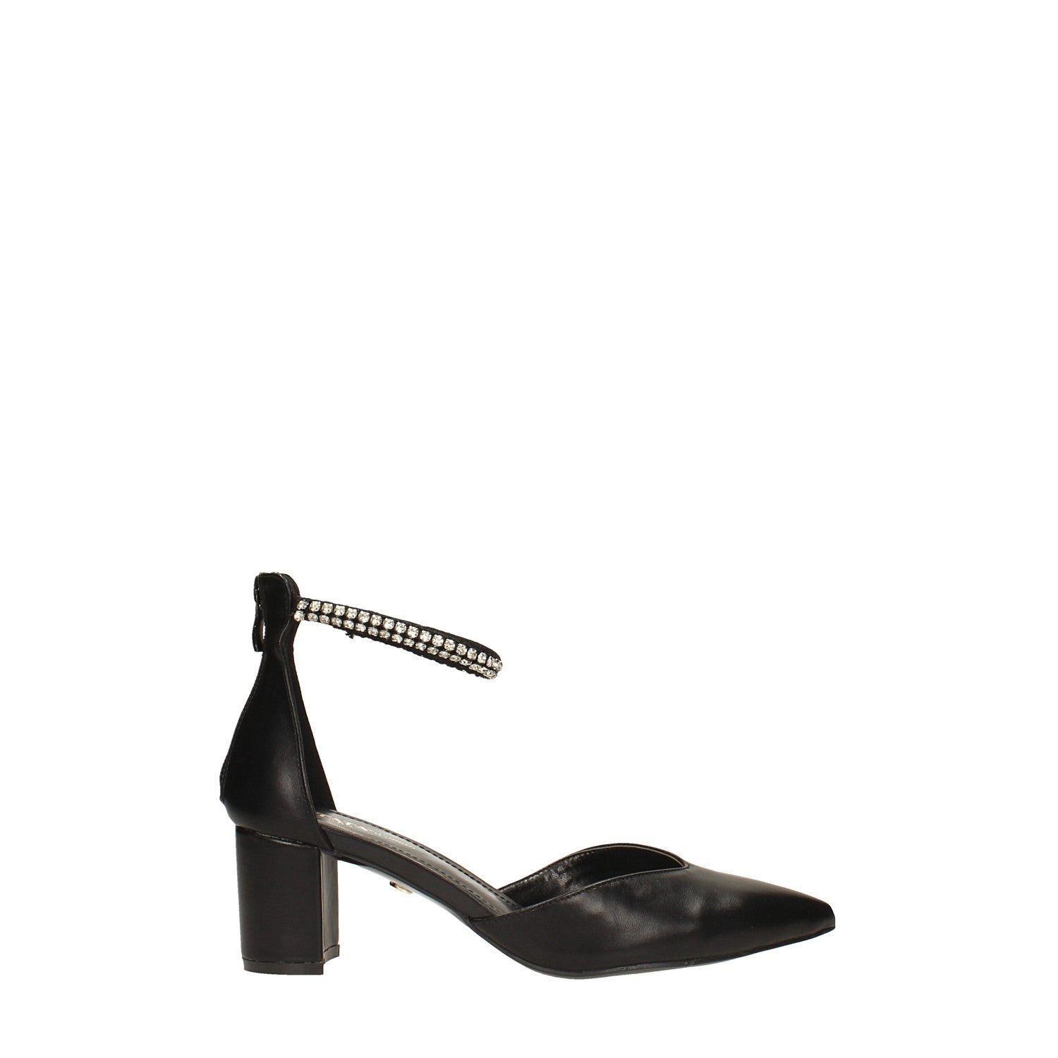 Tata Italia Décolleté a punta con cinturino con strass. Tacco alto 6cm