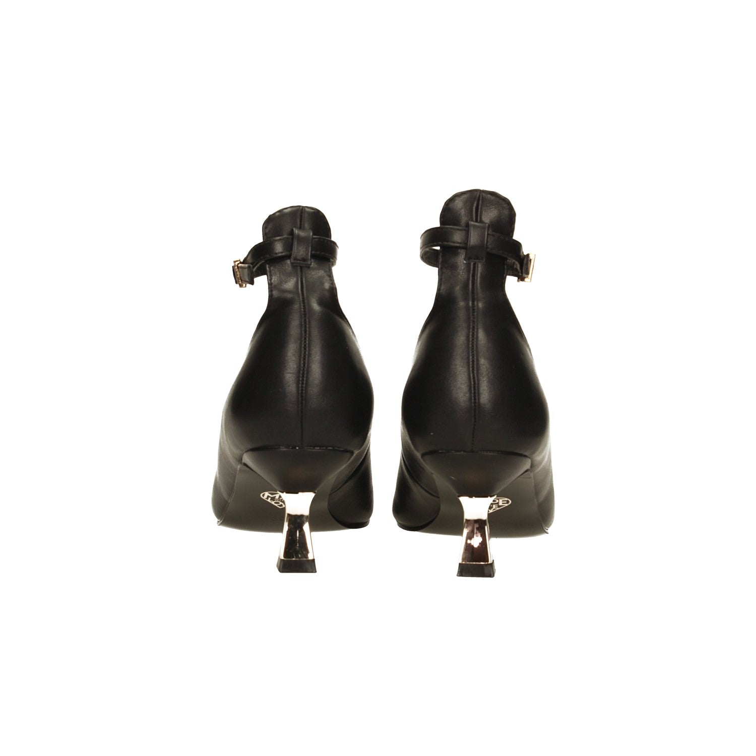 Tata Italia Décolleté Con Cinturino Alla Caviglia E Tacco A Rocchetto Dorato Alto 6cm