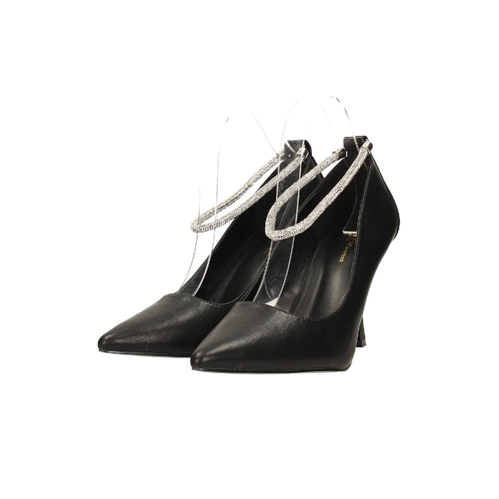 Tata Italia Décolleté Con Cinturino Alla Caviglia Ricoperto Di Strass. Tacco Alto 9cm