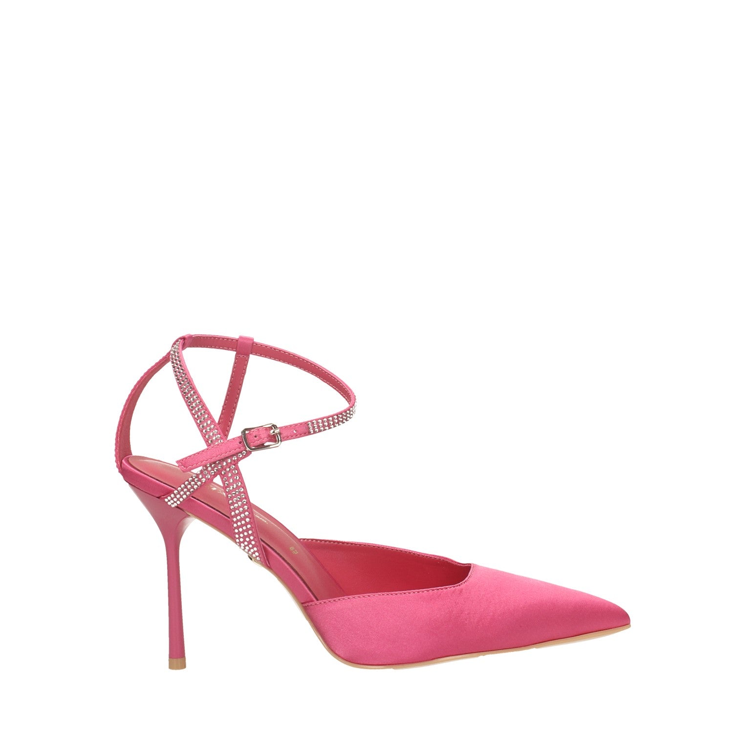 Tata Italia Décolleté Con Cinturino Ricoperto Da Strass.Tacco Alto 7.5cm