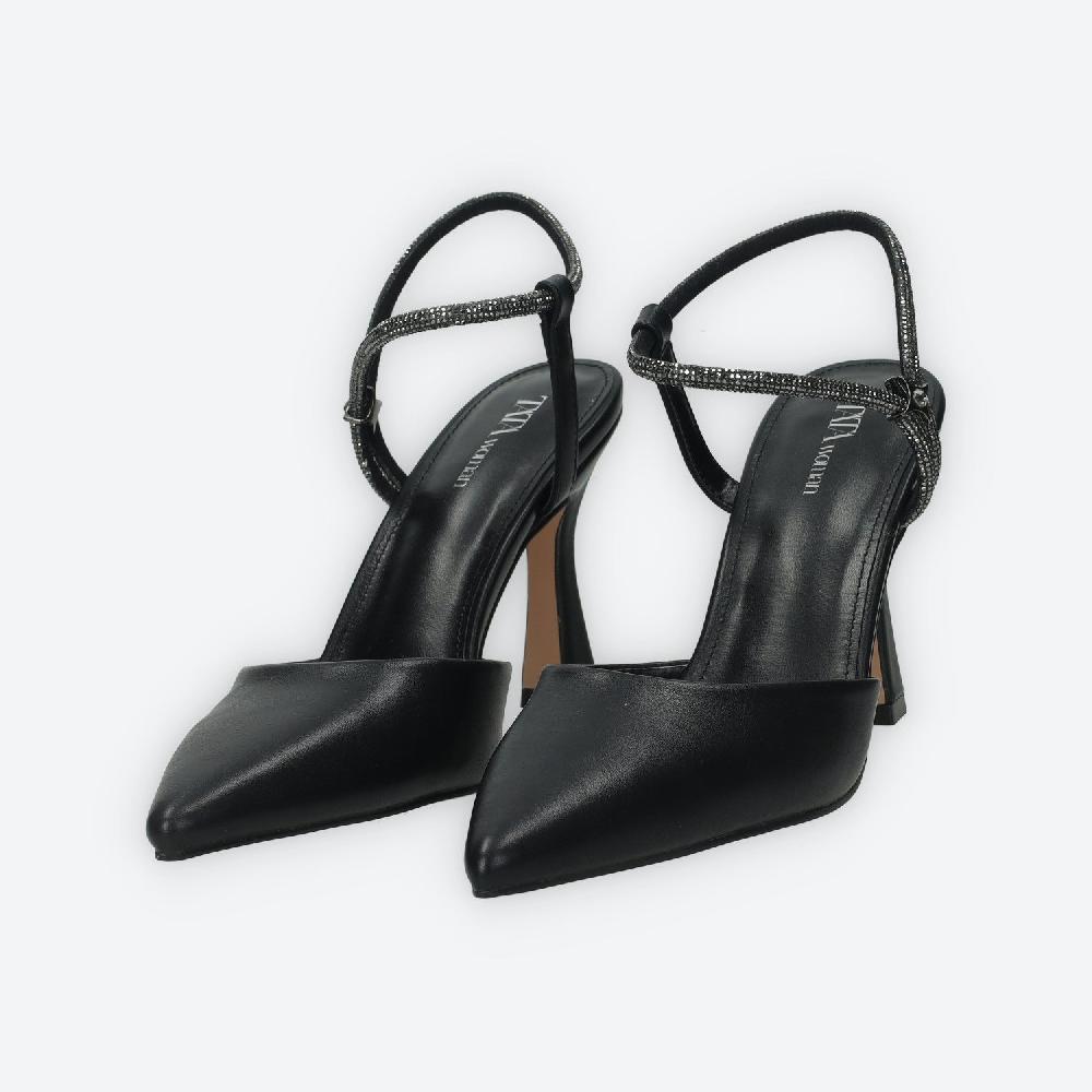 Tata Italia Décolleté Con Cinturino Ricoperto Da Strass.Tacco Alto 8cm