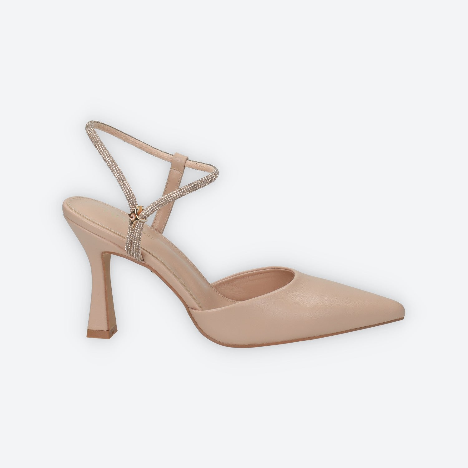 Tata Italia Décolleté con cinturino ricoperto da strass.Tacco alto 8cm