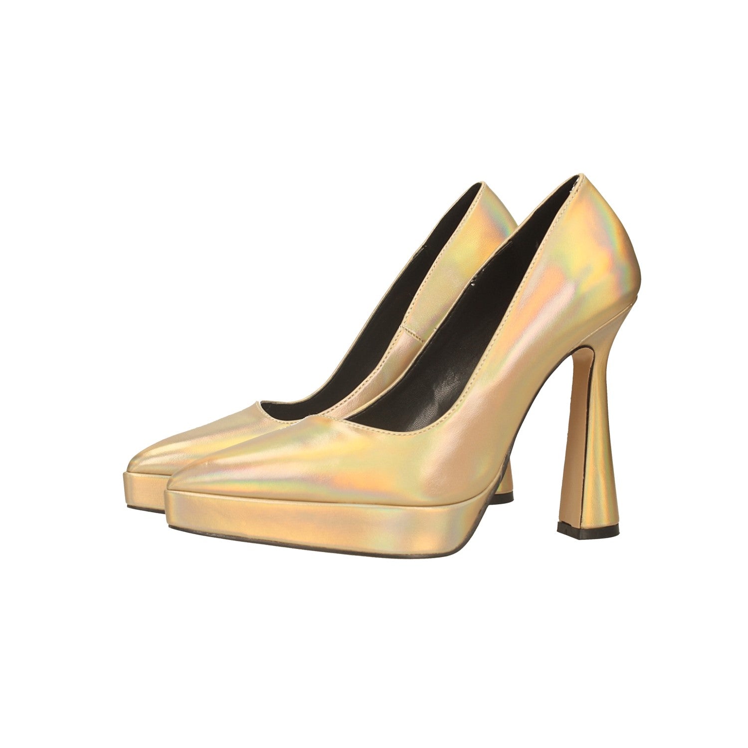 Tata Italia Décolleté Con Effetto Ologram E Plateau. Tacco Alto 12cm