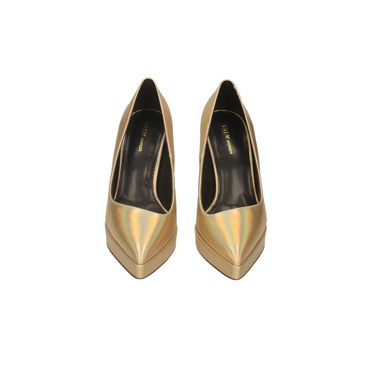 Tata Italia Décolleté Con Effetto Ologram E Plateau. Tacco Alto 12cm