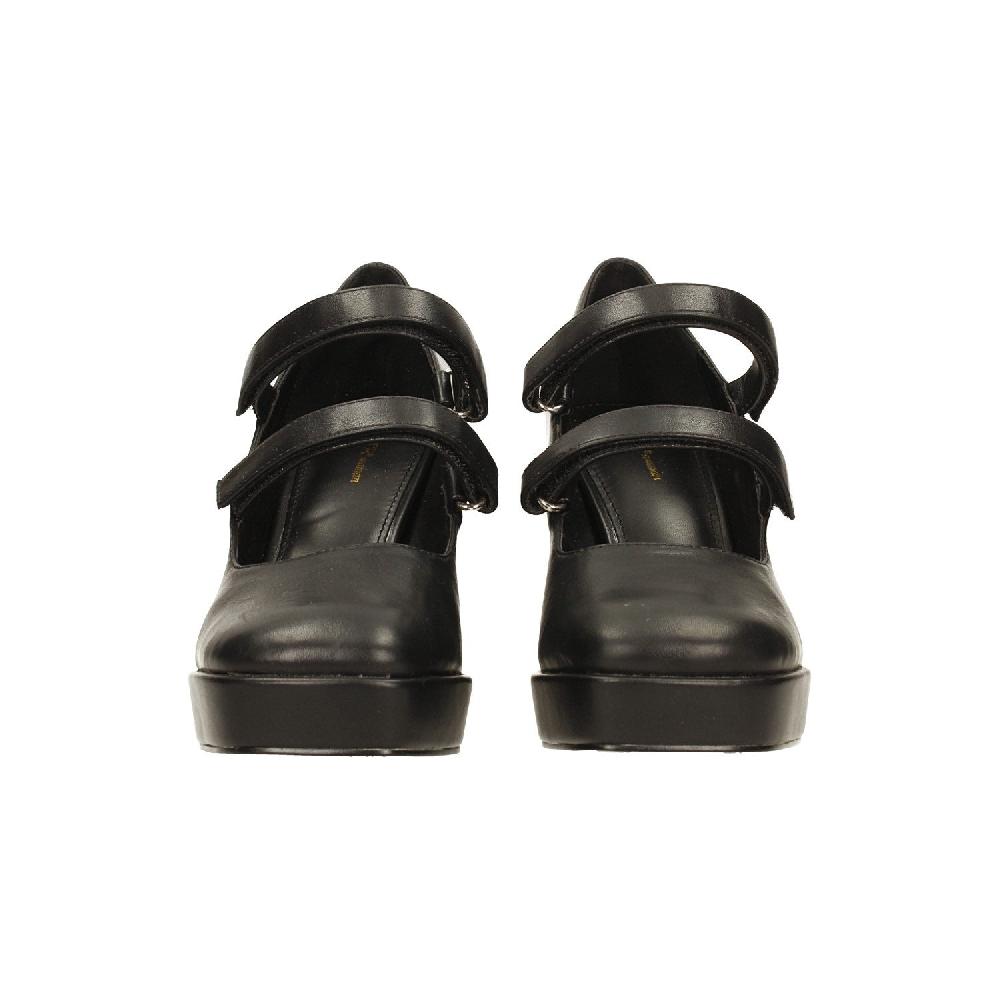 Tata Italia Décolleté Con Punta Squadrata E Doppio Cinturino. Tacco Alto 9cm