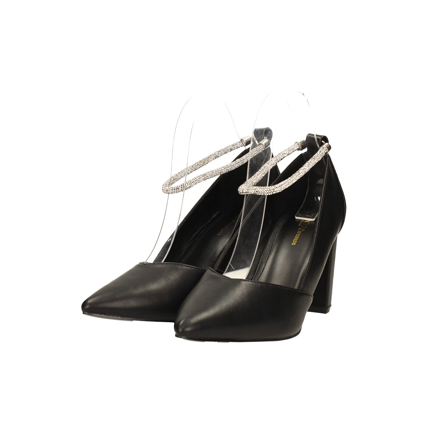 Tata Italia Décolleté Con Scollo A Punta E Cinturino Alla Caviglia Con Strass. Tacco Alto 8cm