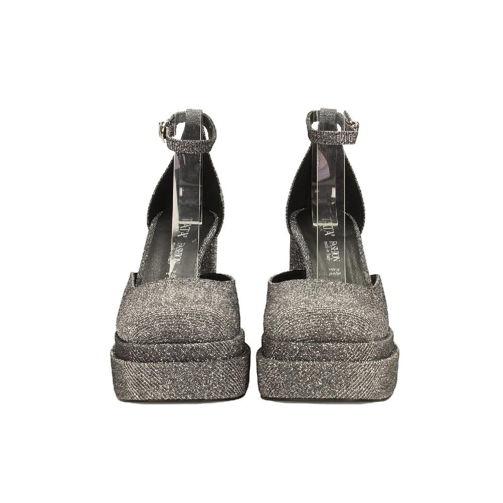 Tata Italia Décolleté Glitterate Con Doppio Plateau. Made In Italy. Tacco Alto 11cm