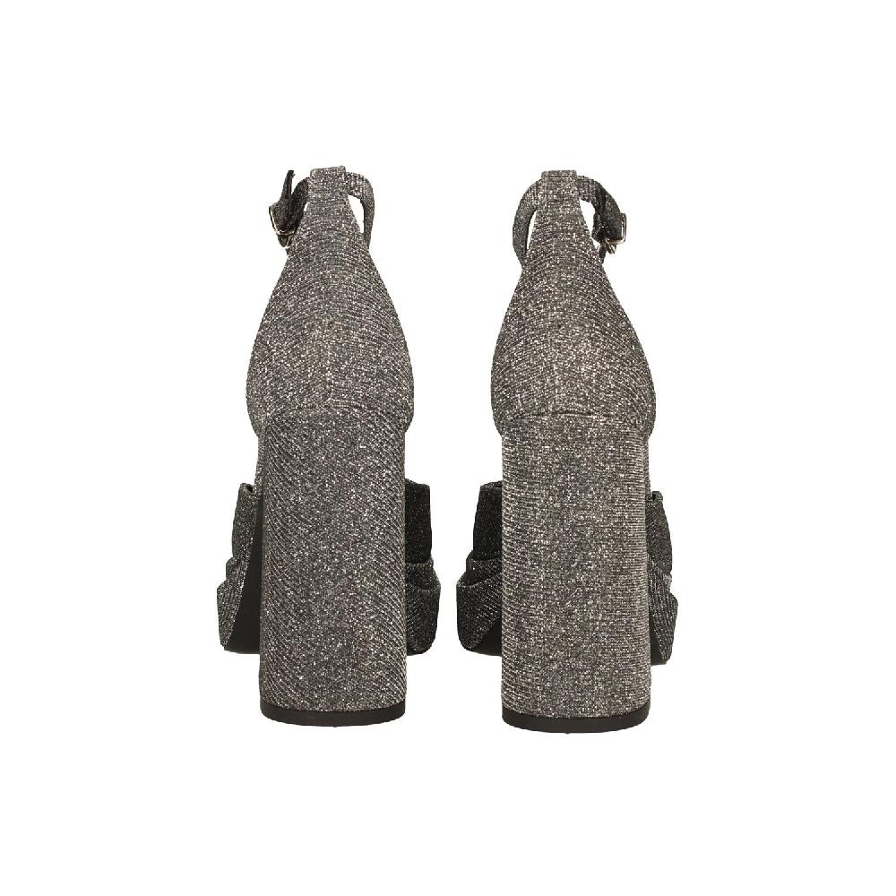 Tata Italia Décolleté Glitterate Con Doppio Plateau. Made In Italy. Tacco Alto 11cm