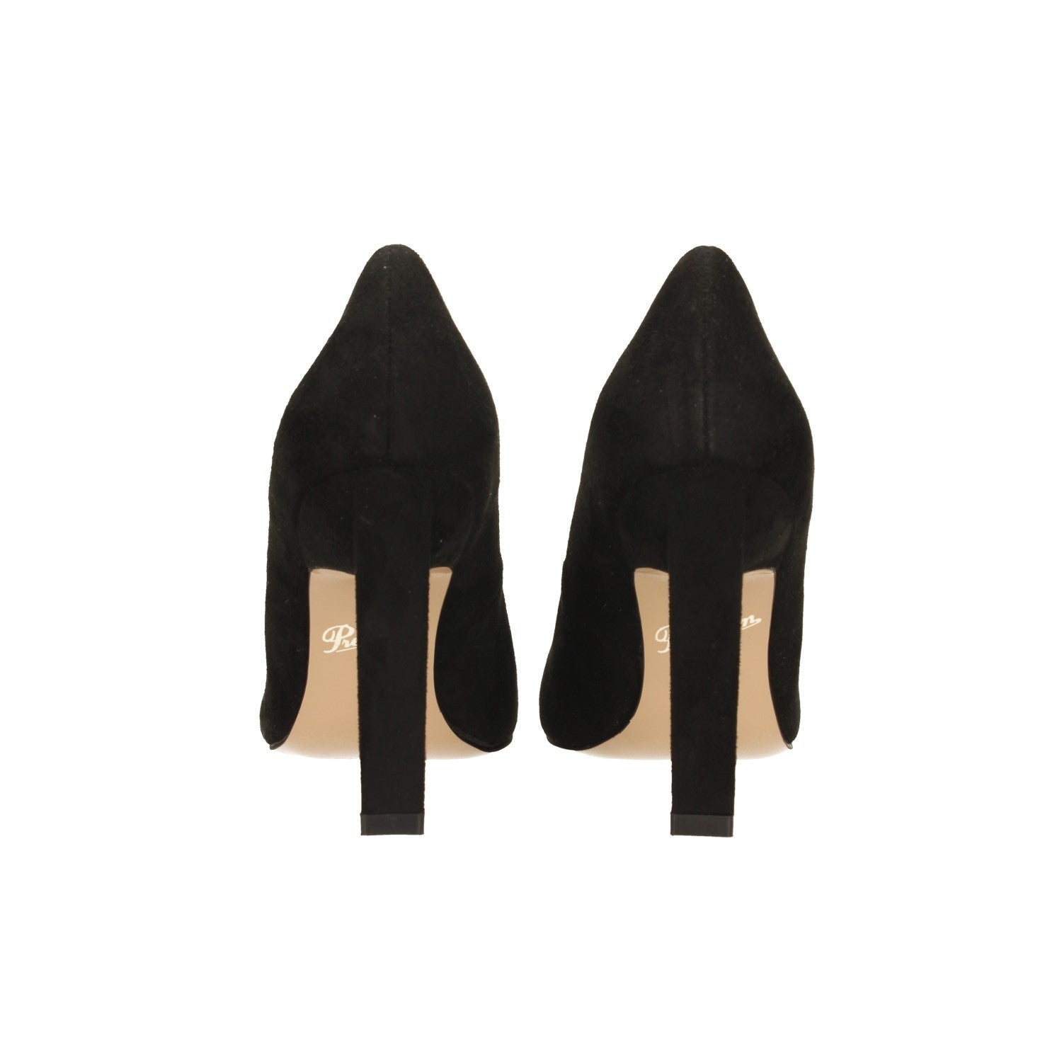 Tata Italia Décolleté In Microfibra Con Pietre Sulla Punta. Tacco Triangolare Alto 10.5cm