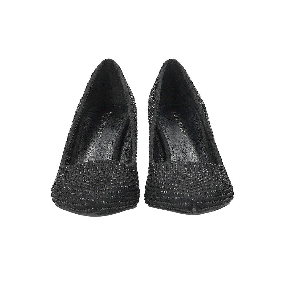 Tata Italia Décolleté In Tessuto Con Strass.Tacco Alto 9cm