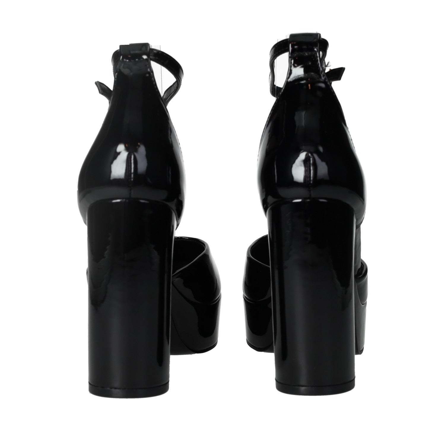 Tata Italia Décolleté In Vernice Con Cinturino. Tacco Alto 10.5 Cm