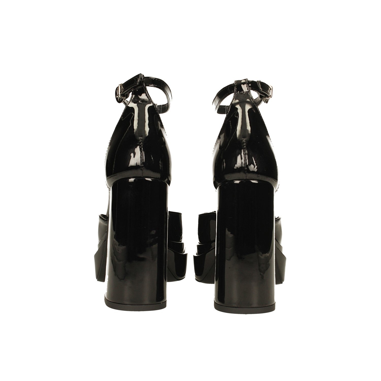 Tata Italia Décolleté In Vernice Con Doppio Plateau. Made In Italy. Tacco Alto 11cm