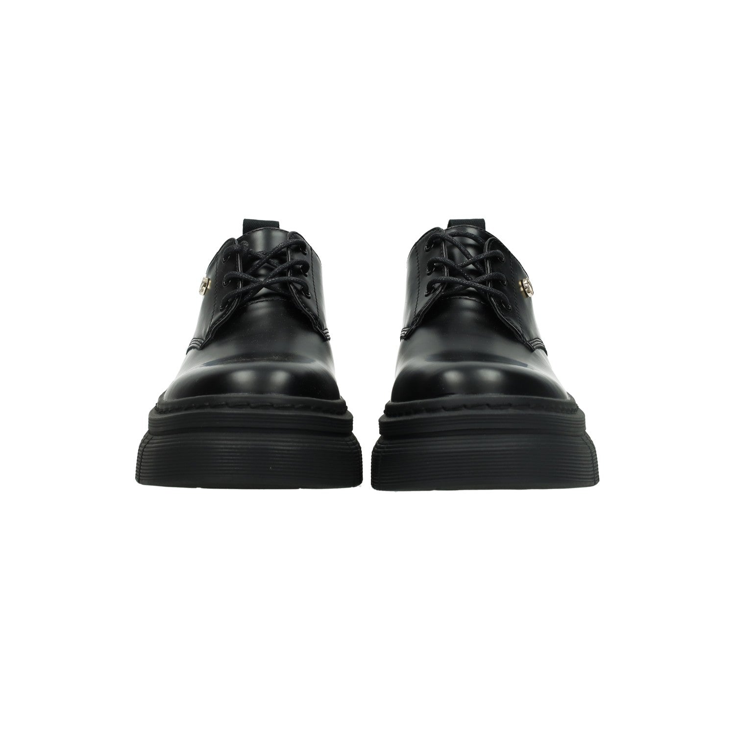 Tata Italia Derby Con Suola Carrarmato.Tacco Alto 4cm