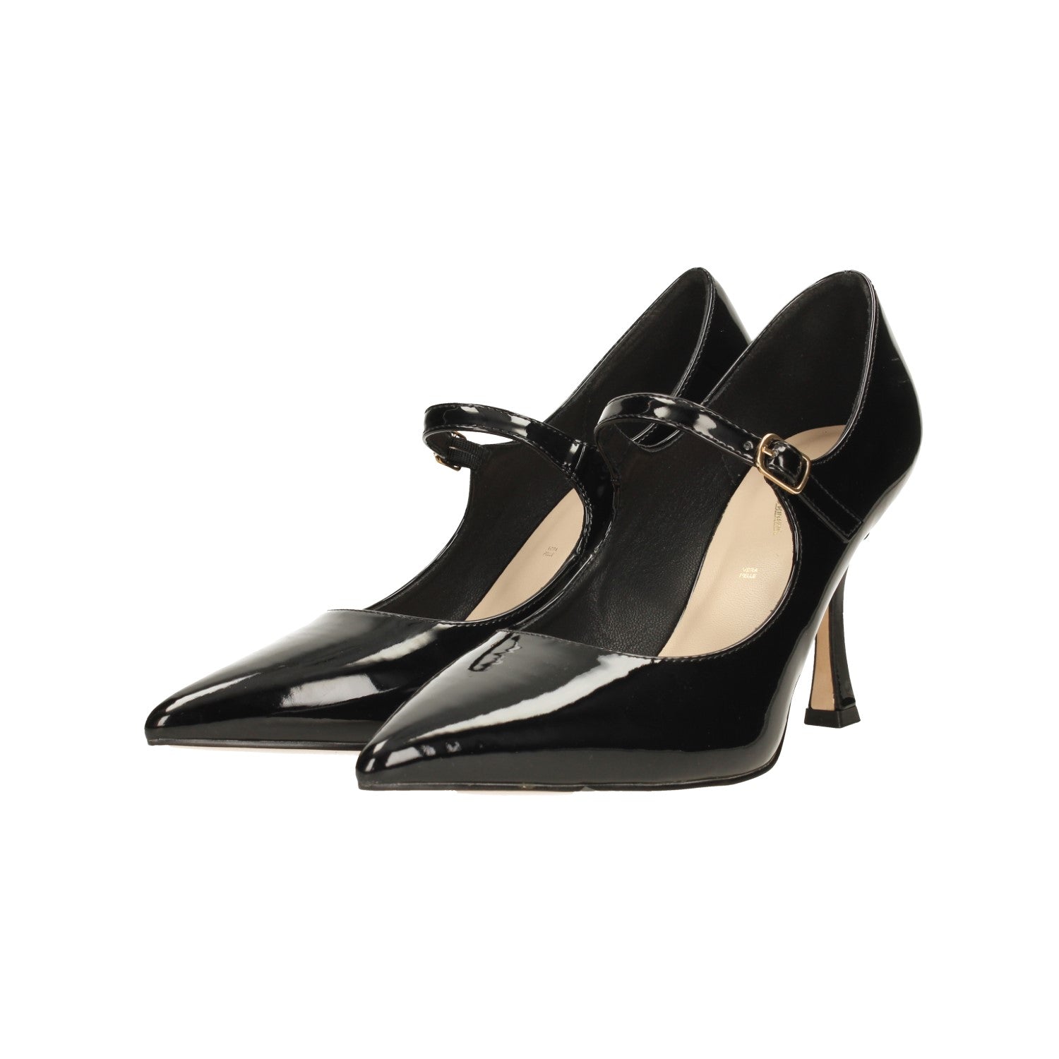 Tata Italia Mary Jane Con Tacco A Rocchetto In Vernice. Tacco Alto 8cm