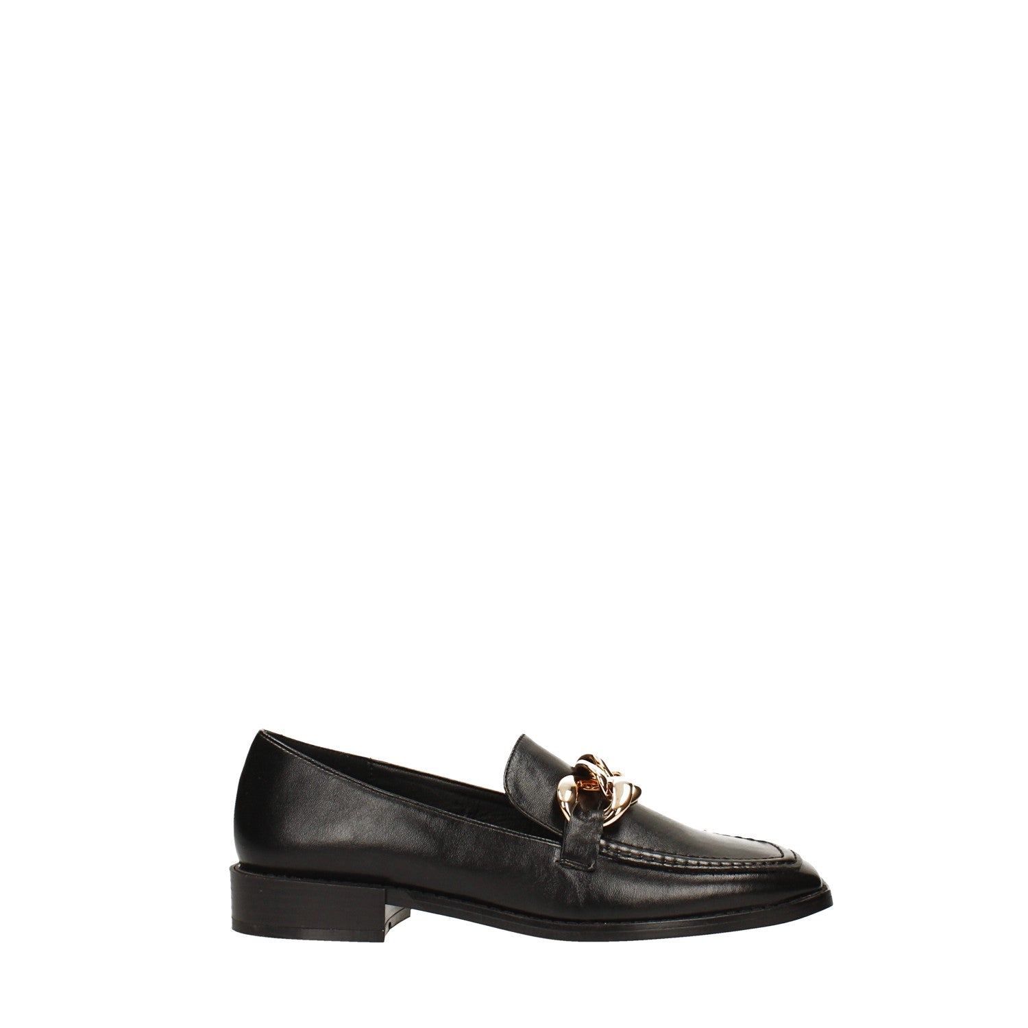 Tata Italia Mocassini con catena dorata. Tacco alto 2cm