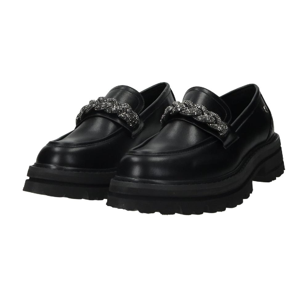 Tata Italia Mocassini Con Morsetto In Strass.Tacco Alto: 3cm